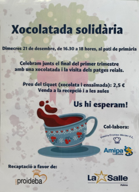 Xocolatada Solidaria a Palma