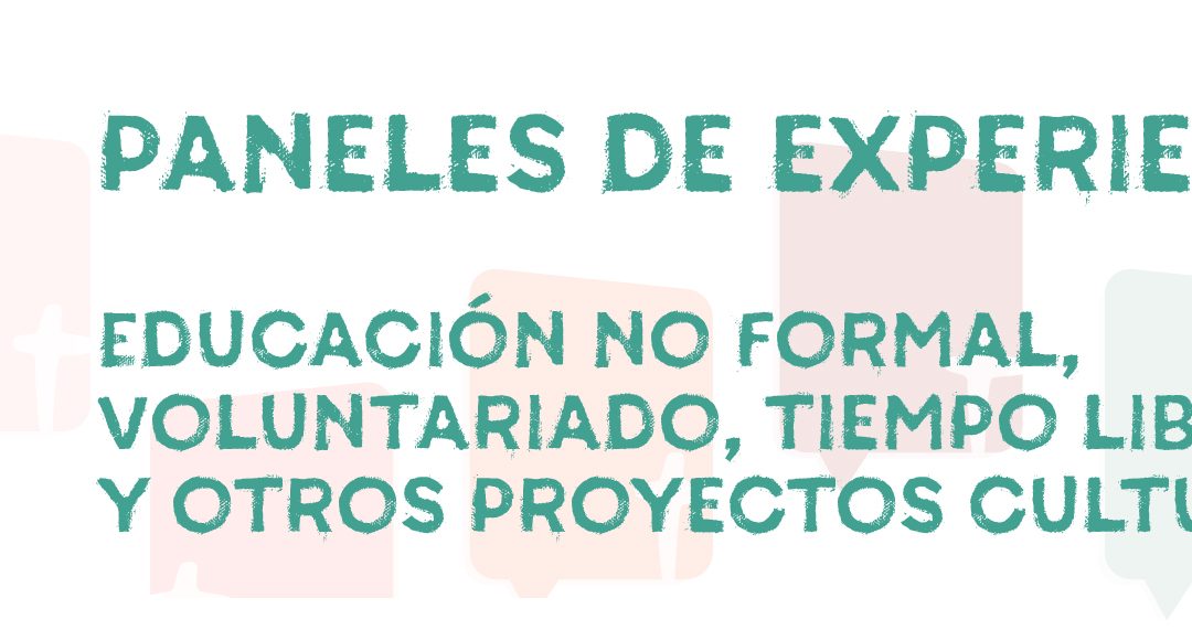 Paneles de Experiencia / Educación no formal, voluntariado, tiempo libre y otros proyectos culturales